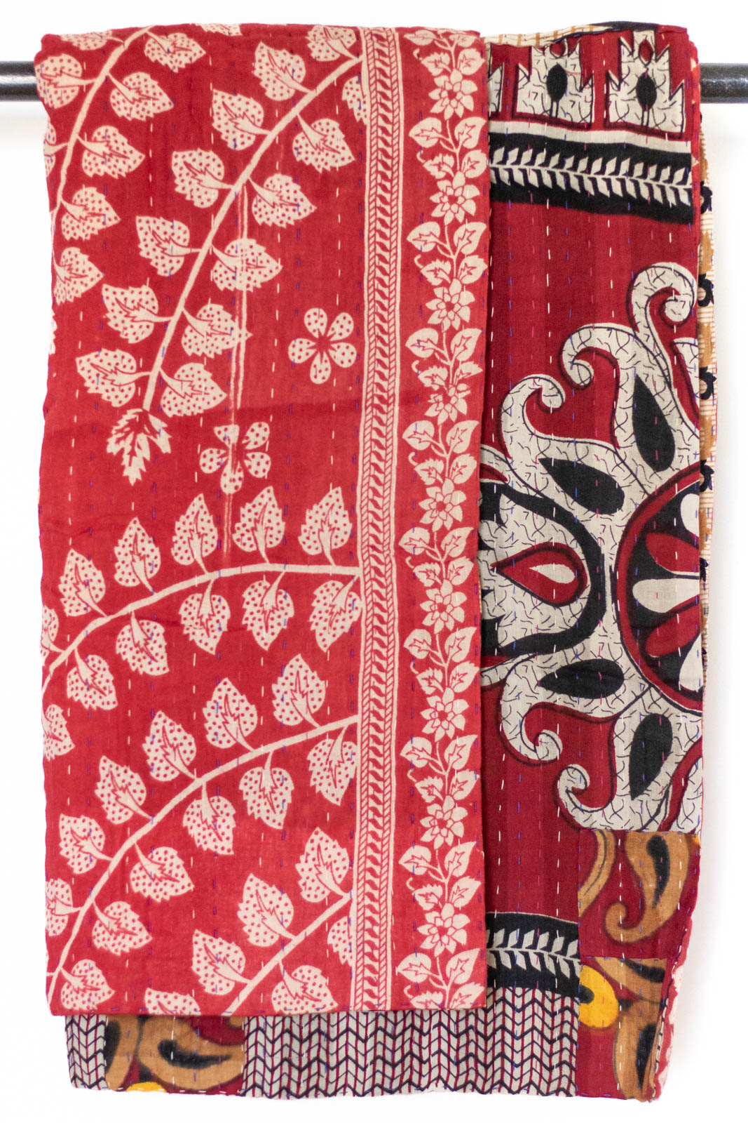 Kantha Throw Bed Quilt
