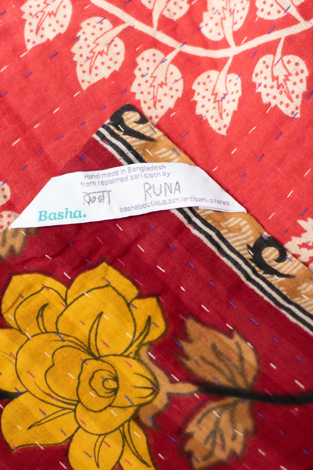 Thrilled Kantha Throw