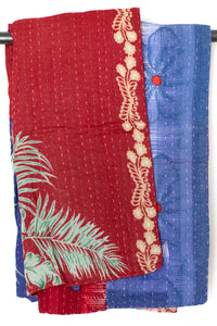 Kantha Throw Bed Quilt
