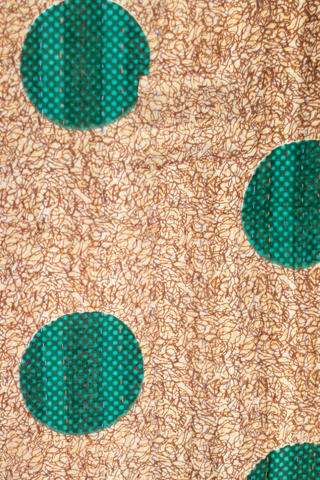 Vivacious Kantha Throw