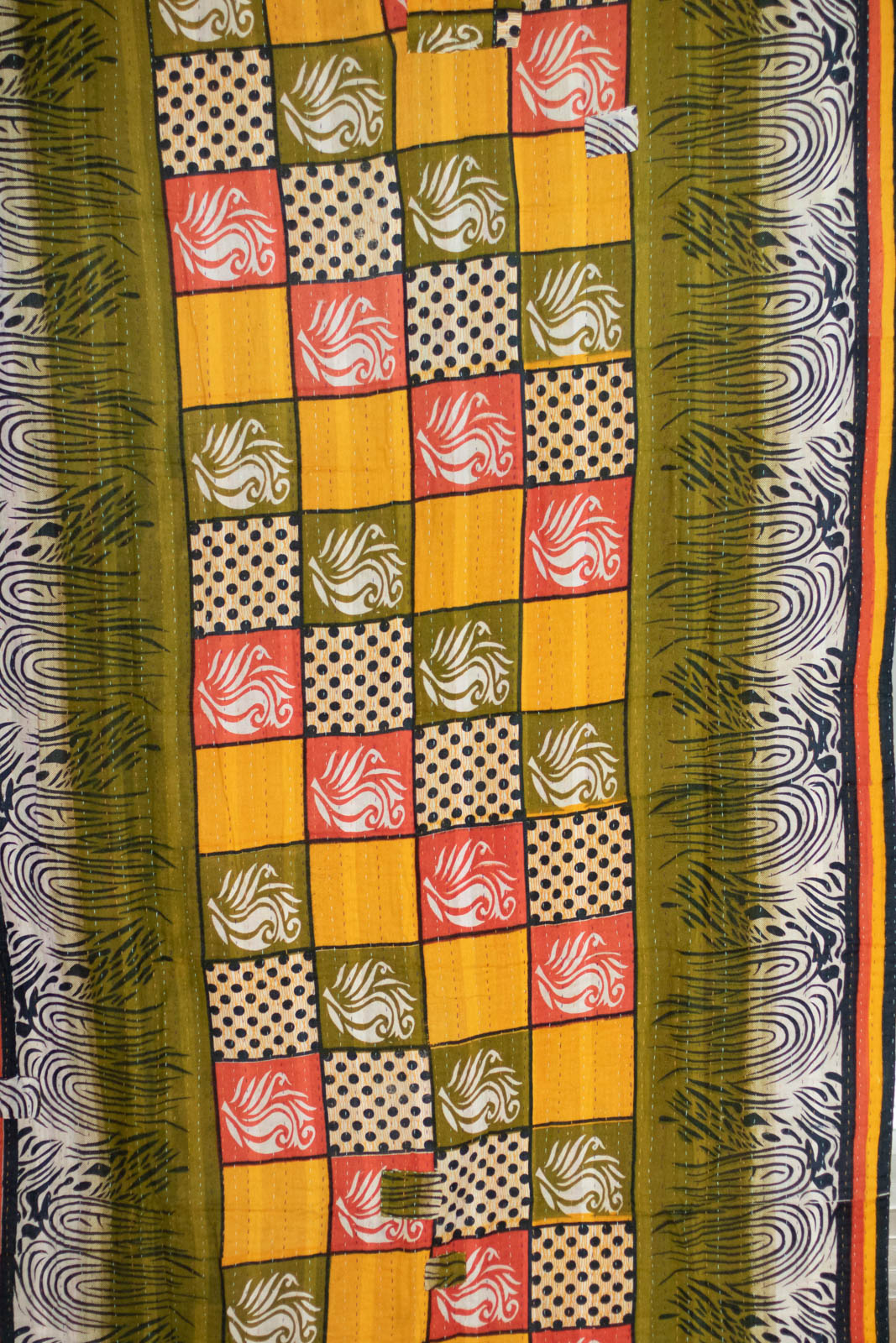 Acorn Kantha Throw