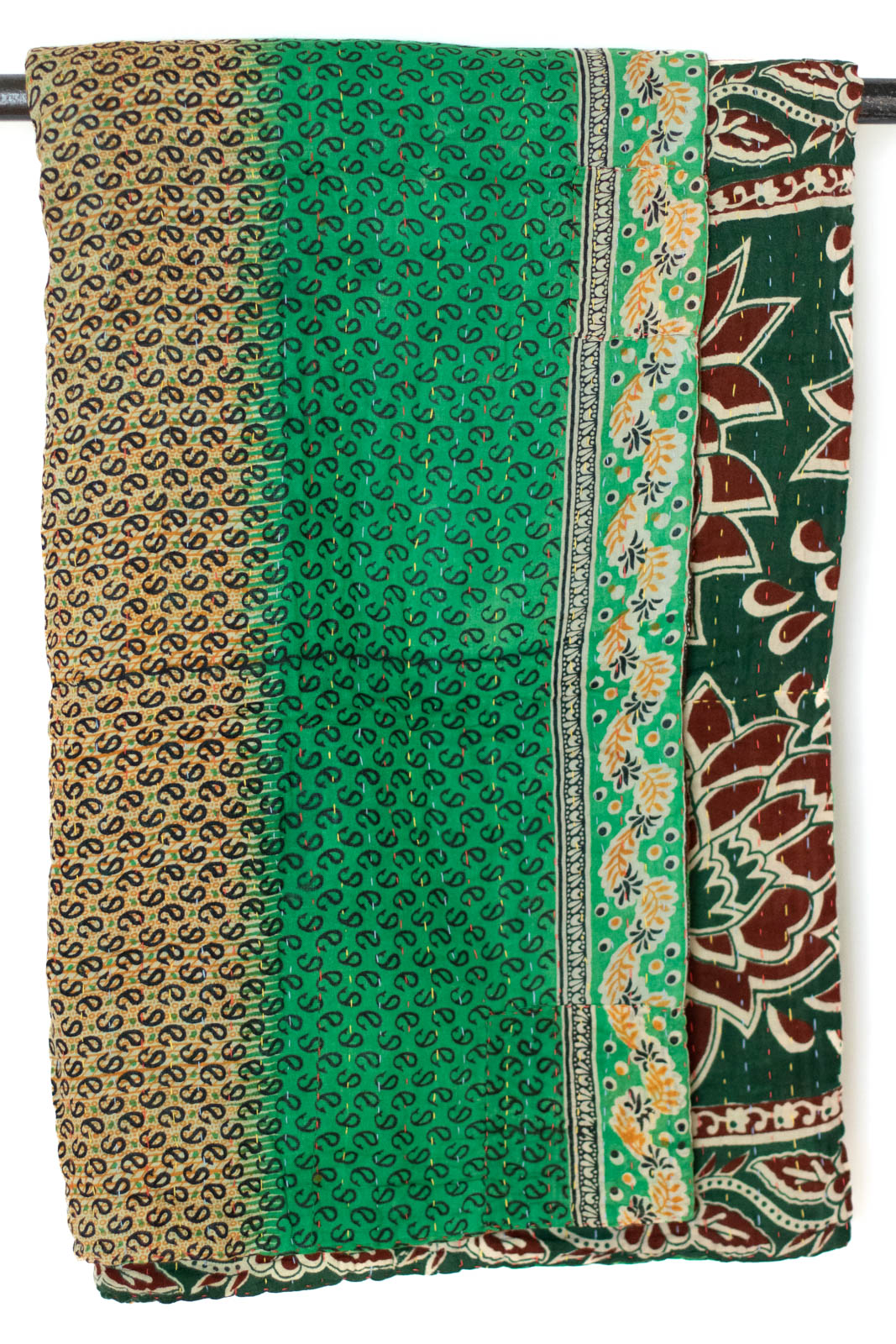 Kantha Throw Bed Quilt