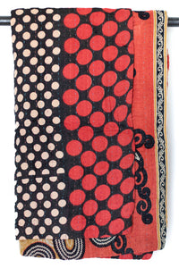 Kantha Throw Bed Quilt