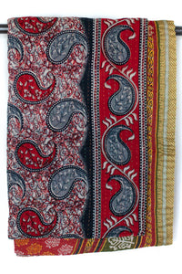 Kantha Throw Bed Quilt