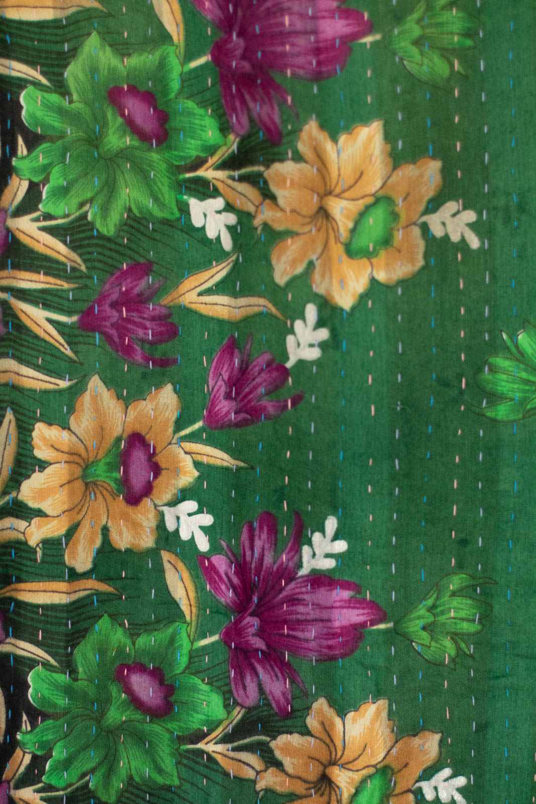 Support Kantha Throw