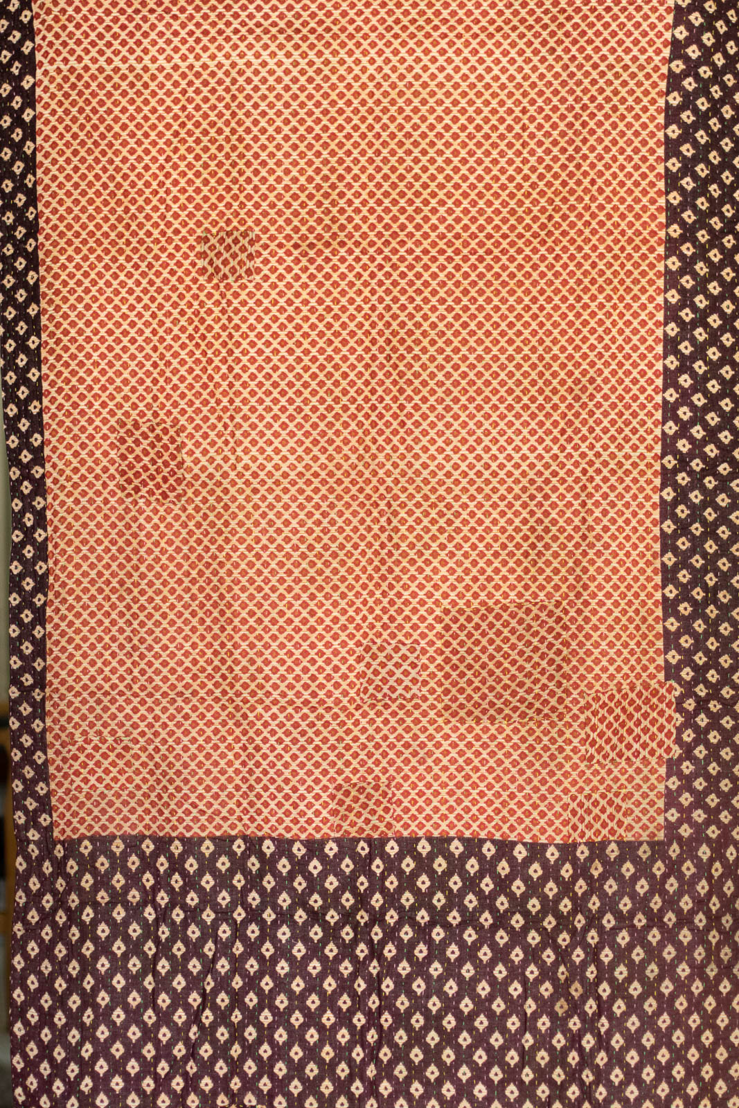 Even Kantha Throw