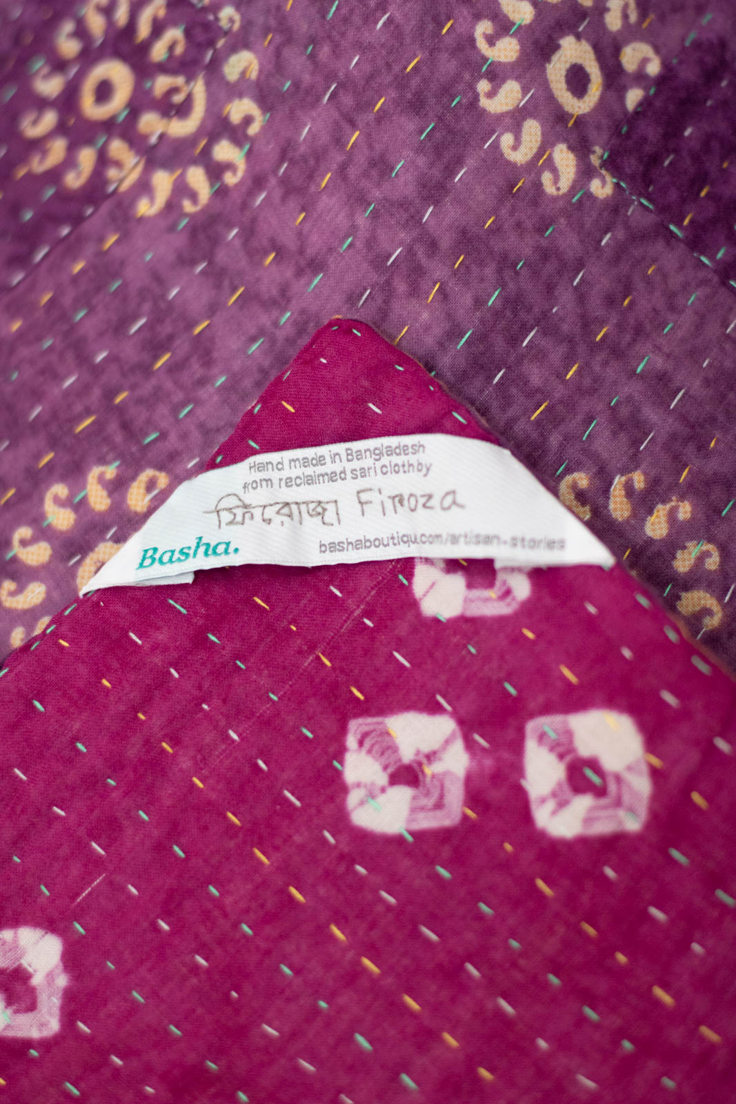 Liberate Kantha Throw