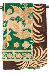 Kantha Throw Bed Quilt
