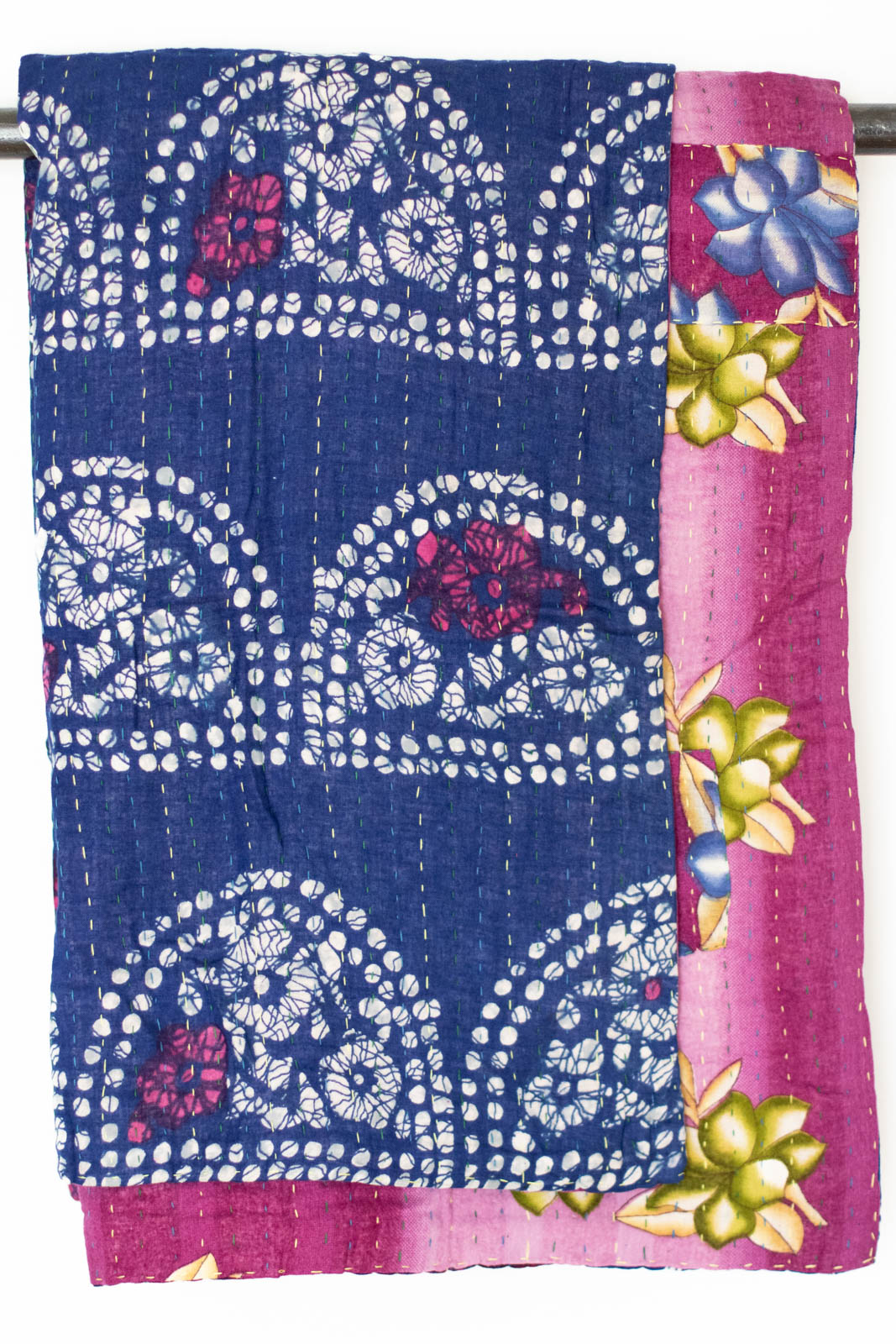 Kantha Throw Bed Quilt