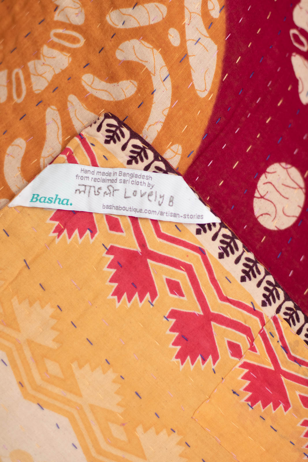 Spark Kantha Throw