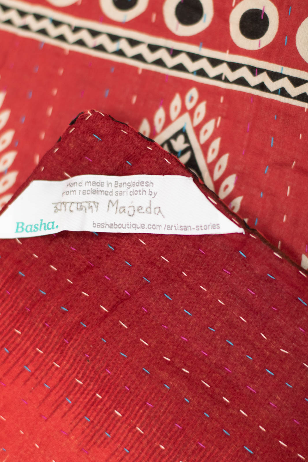 Animate Kantha Throw