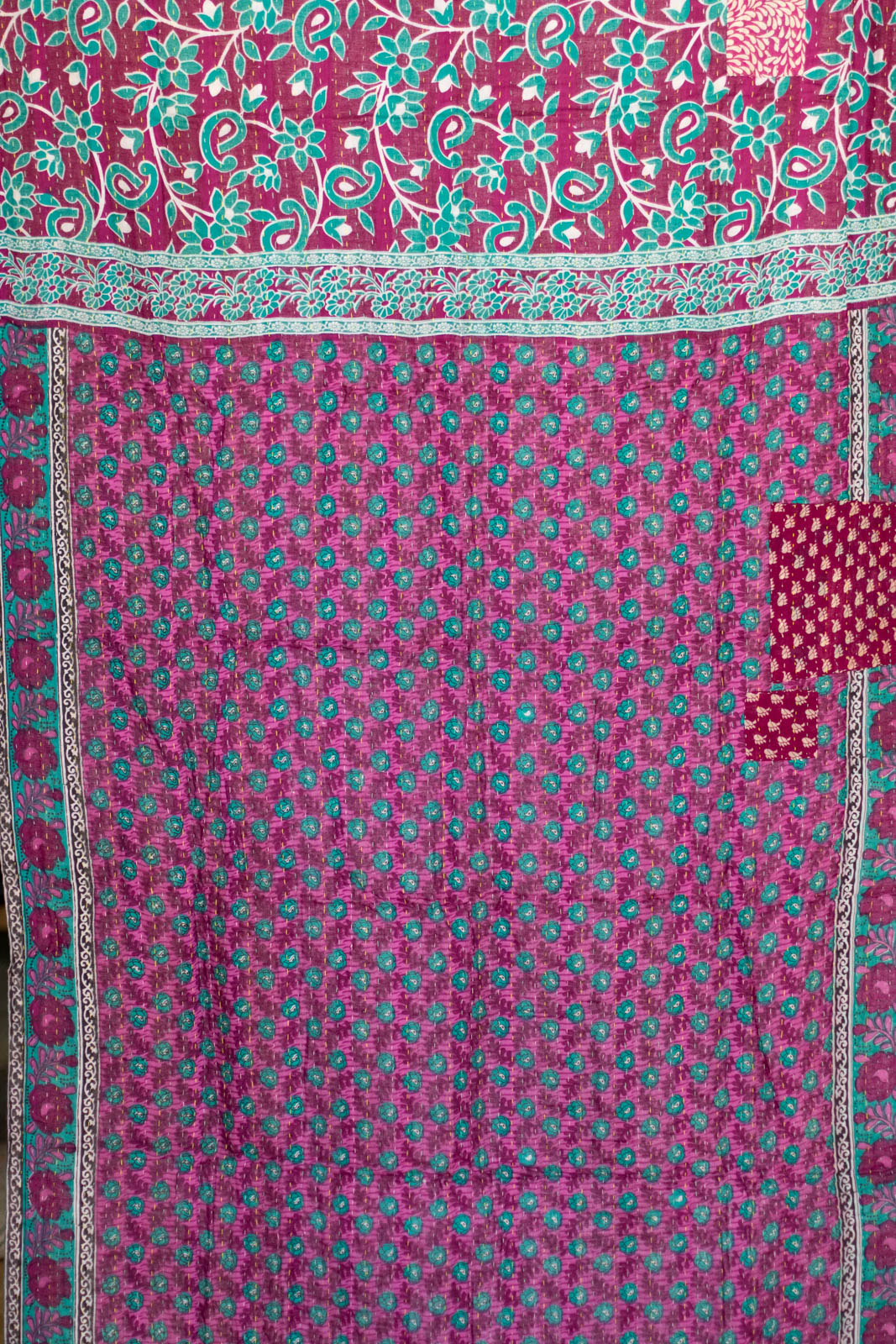 Selfless Kantha Throw