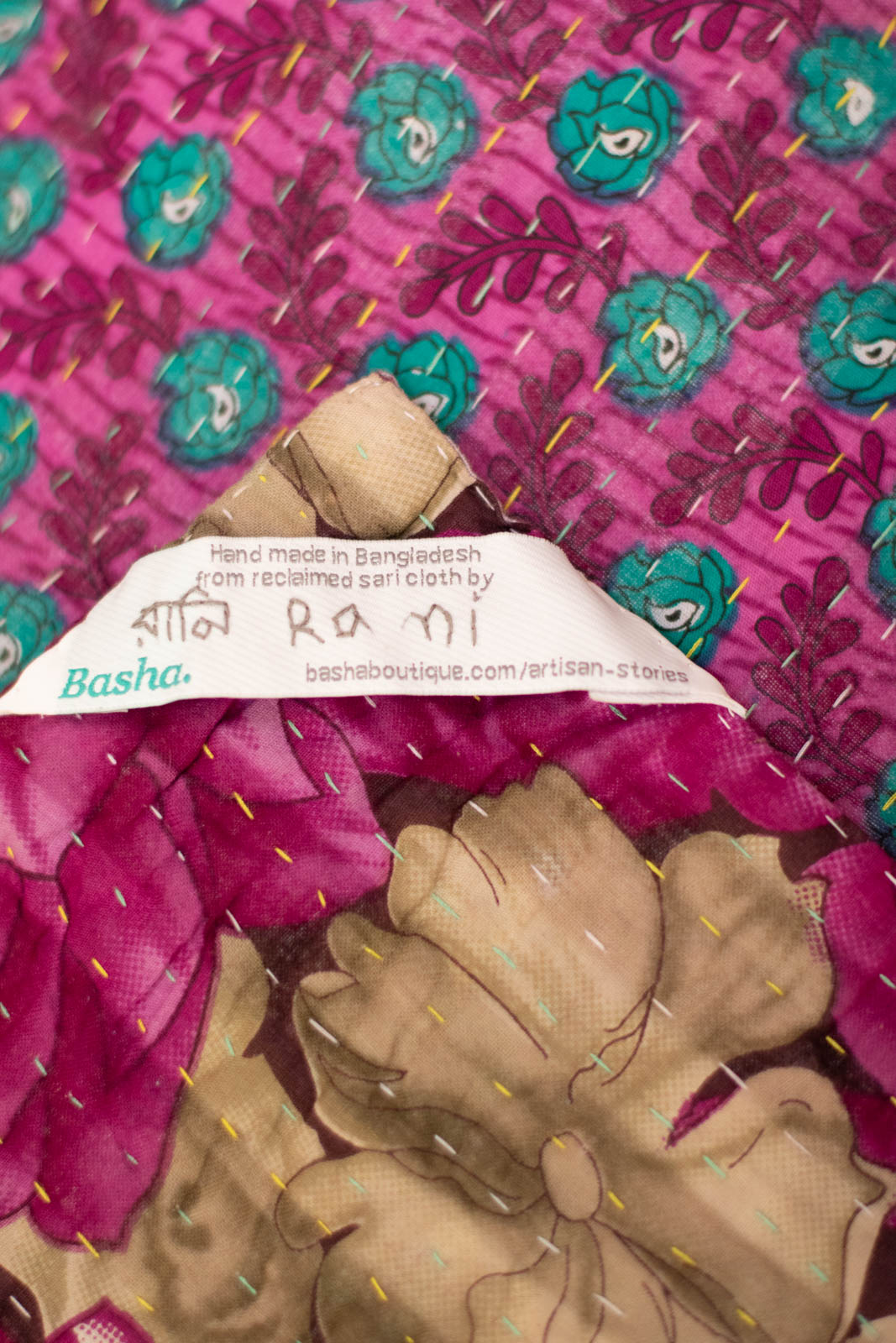 Selfless Kantha Throw