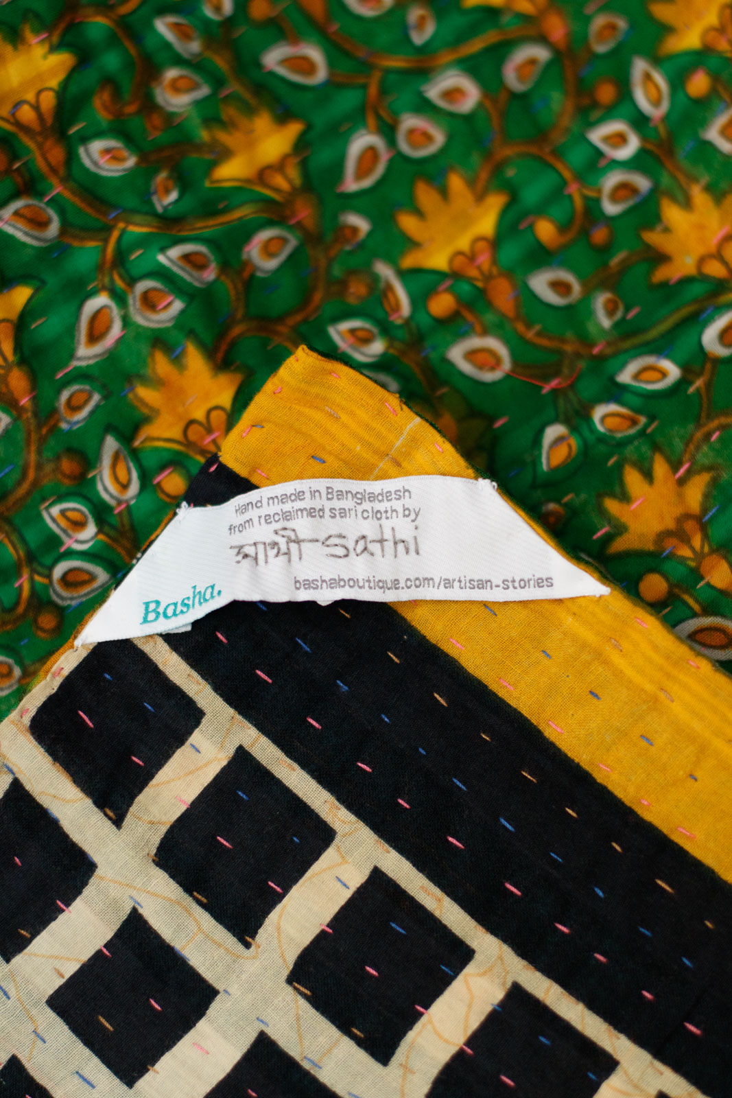 Rearrange Kantha Throw