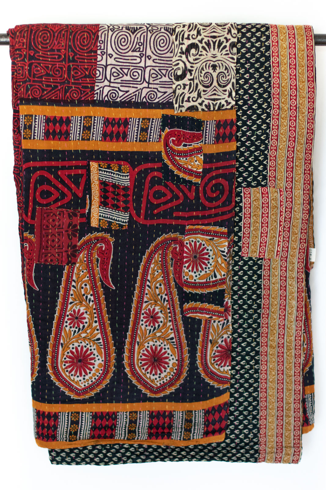 Kantha Throw Bed Quilt