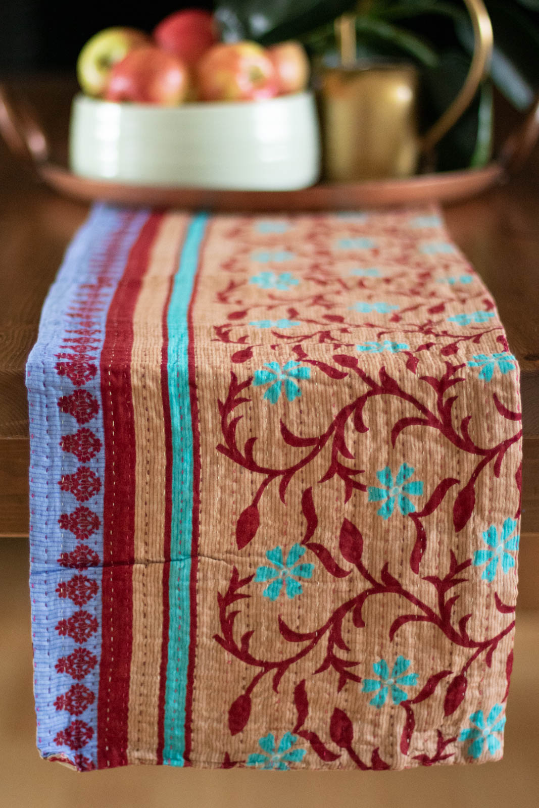 Kantha Table Runner Cotton G4