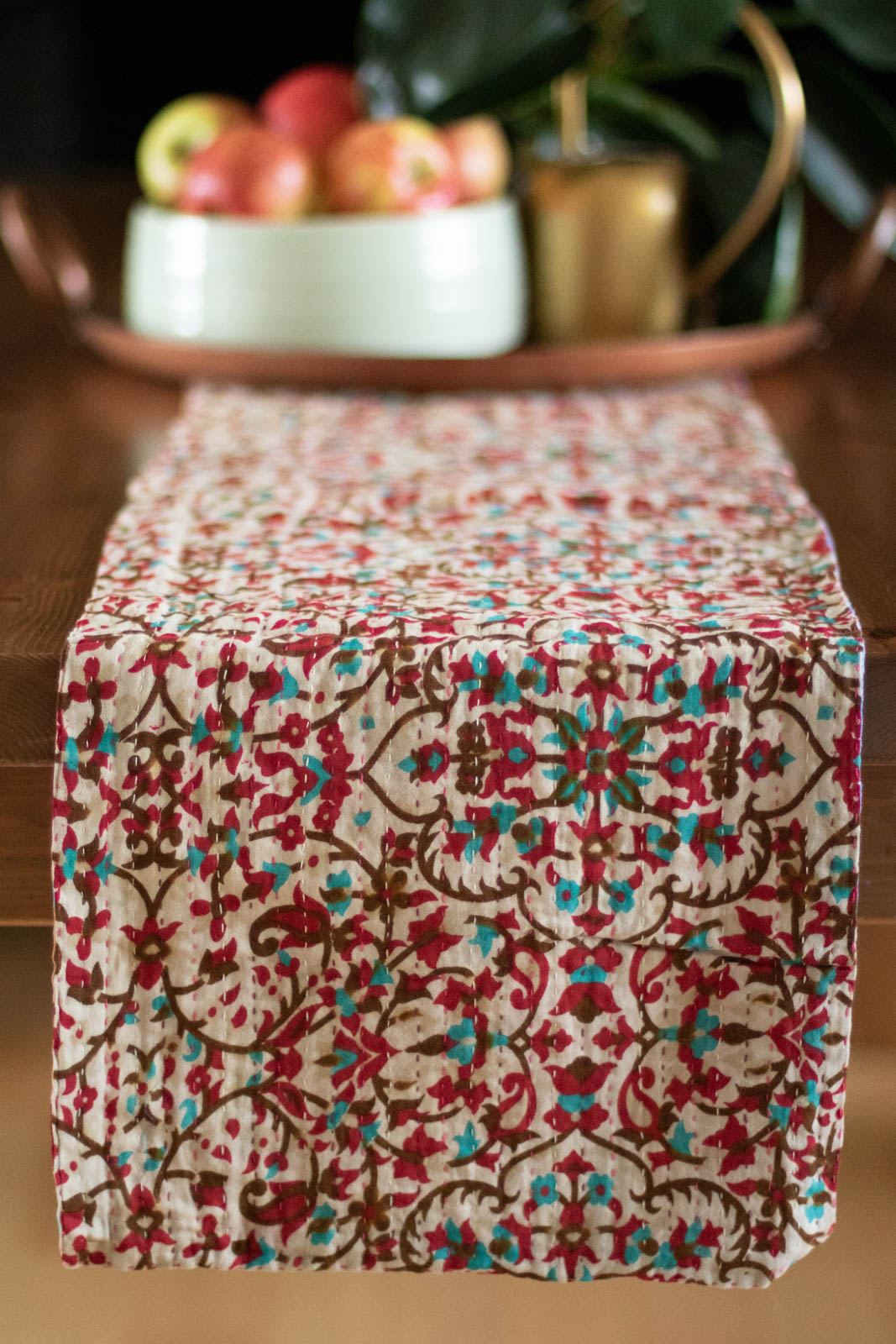 Kantha Table Runner Cotton G4