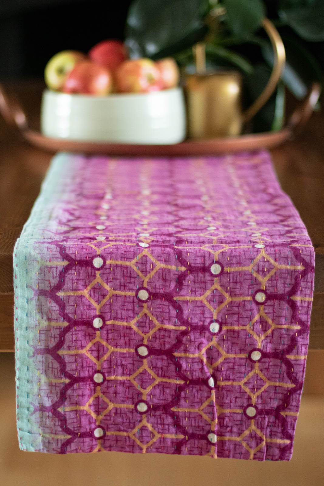 Kantha Table Runner Cotton G5