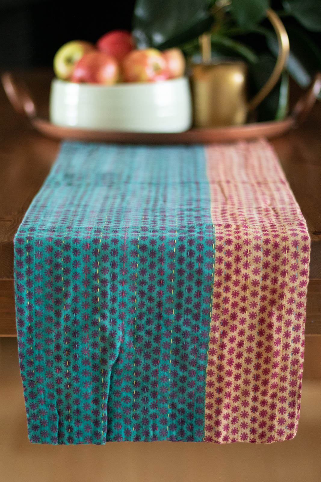 Kantha Table Runner Cotton G5