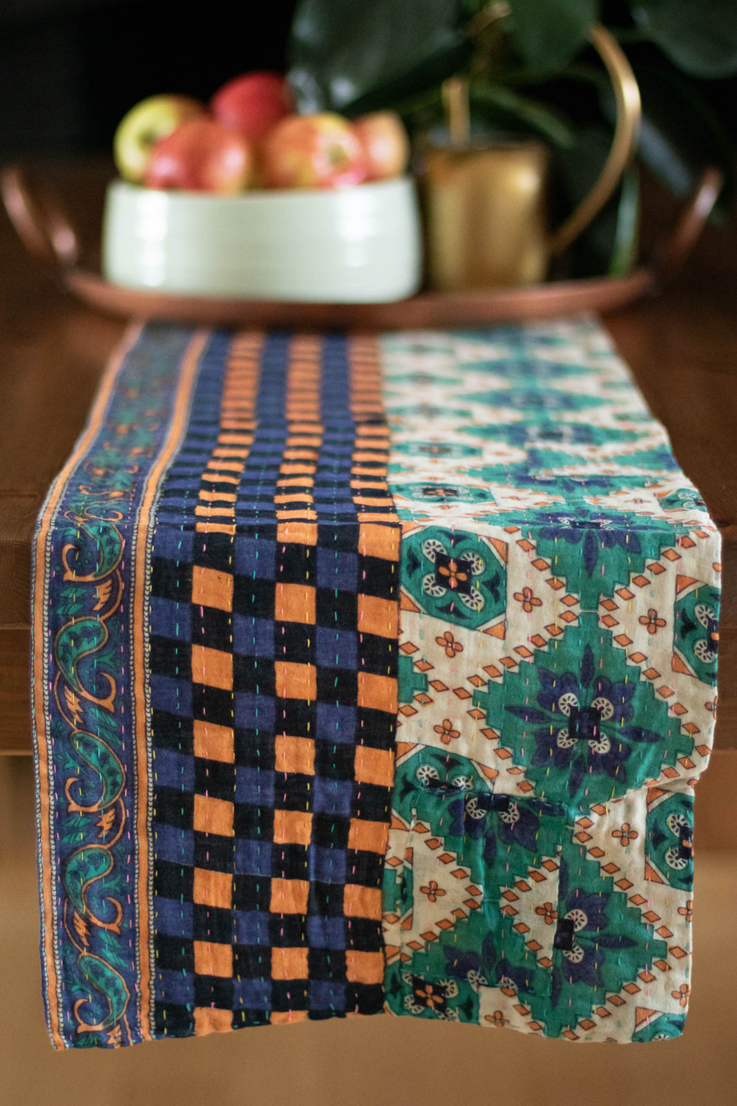 Kantha Table Runner Cotton G6