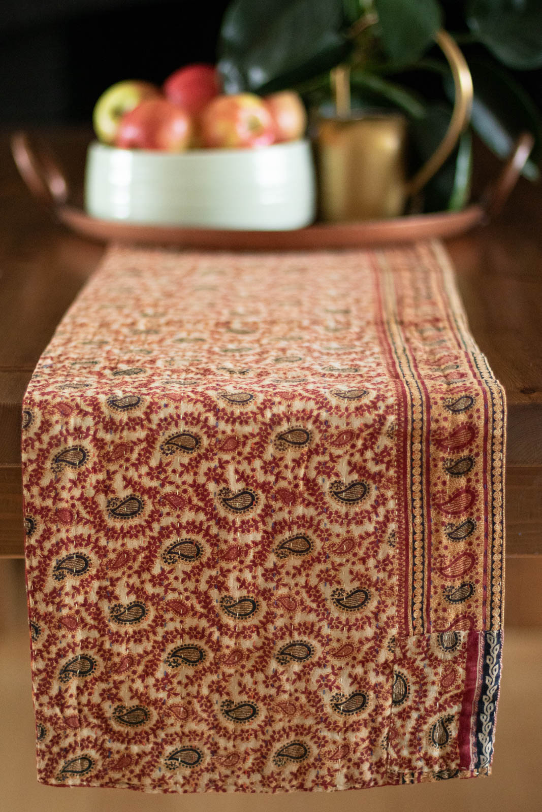 Kantha Table Runner Cotton H2