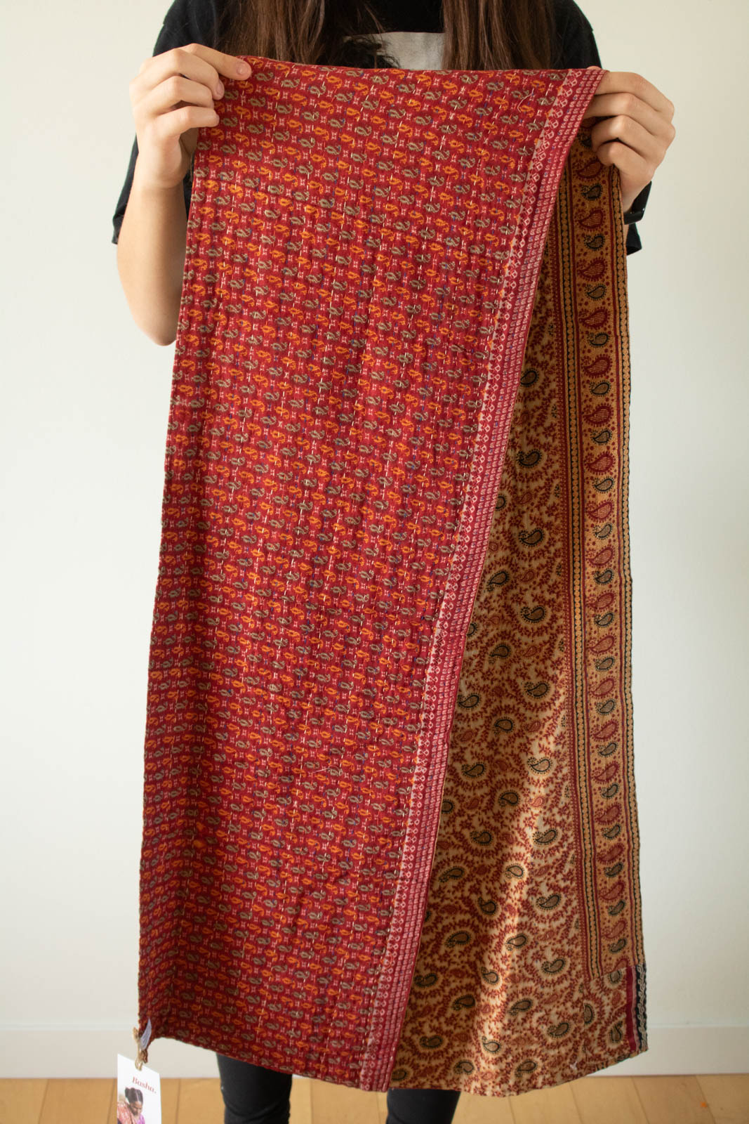 Kantha Table Runner Cotton H2