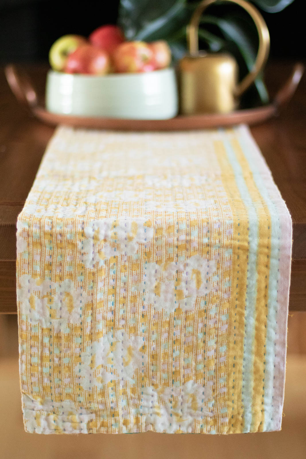 Kantha Table Runner Cotton B2
