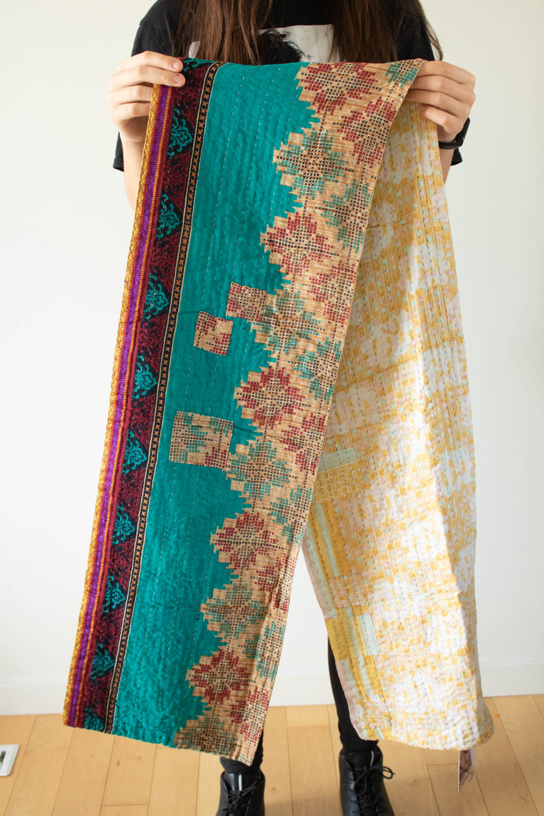 Kantha Table Runner Cotton B2