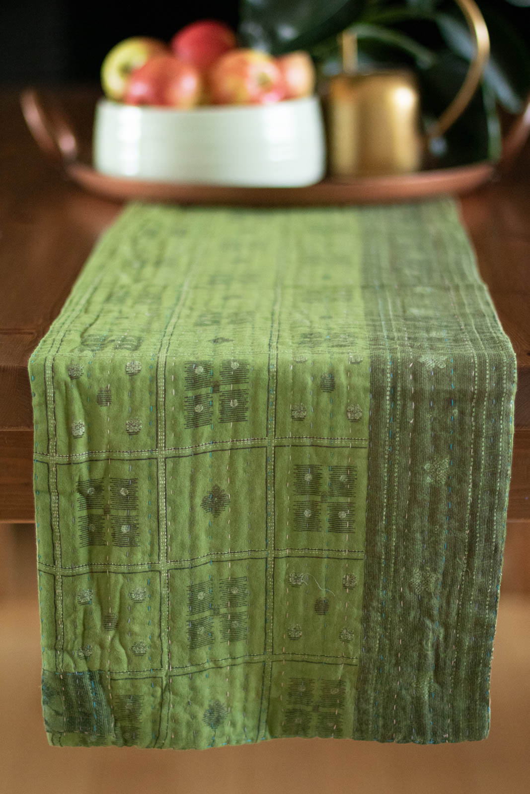 Kantha Table Runner Cotton F6
