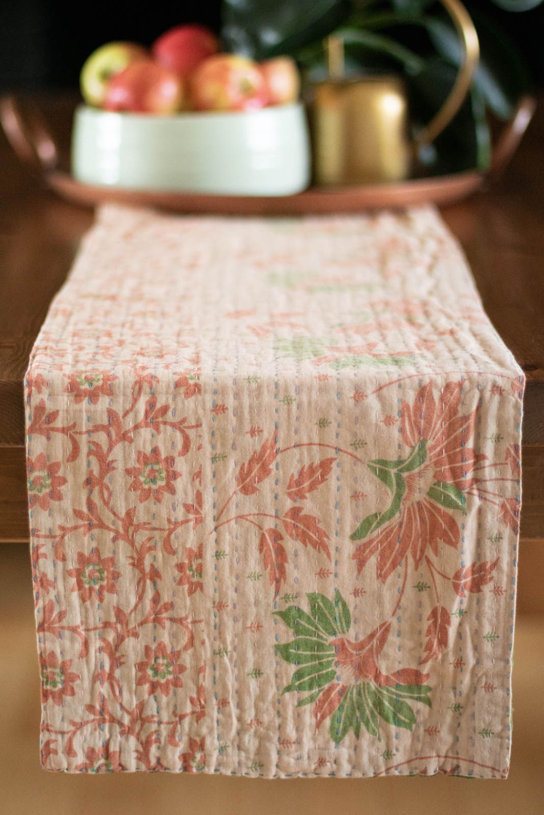 Kantha Table Runner Cotton F6