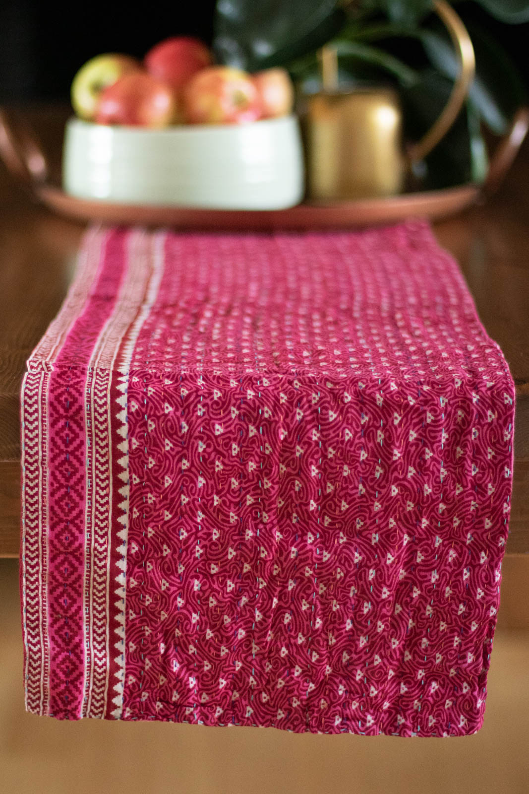 Kantha Table Runner Cotton G1