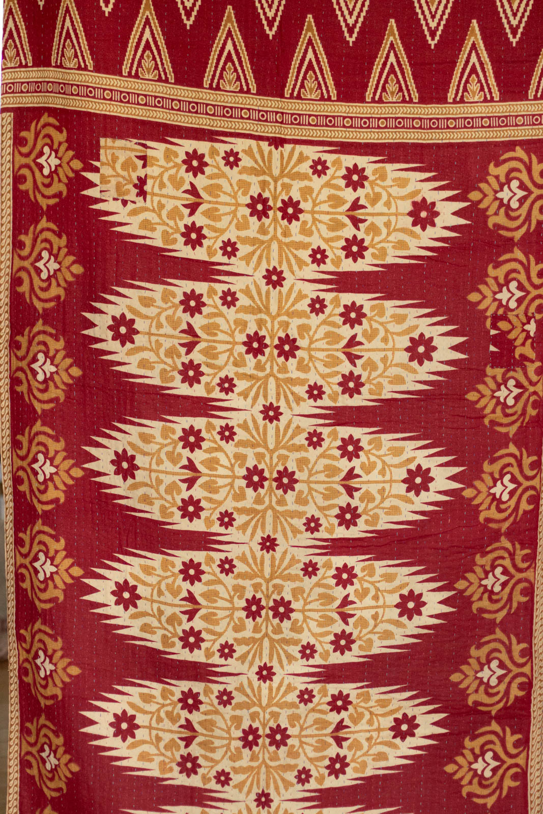 Autumn No. 2 Kantha Large Throw