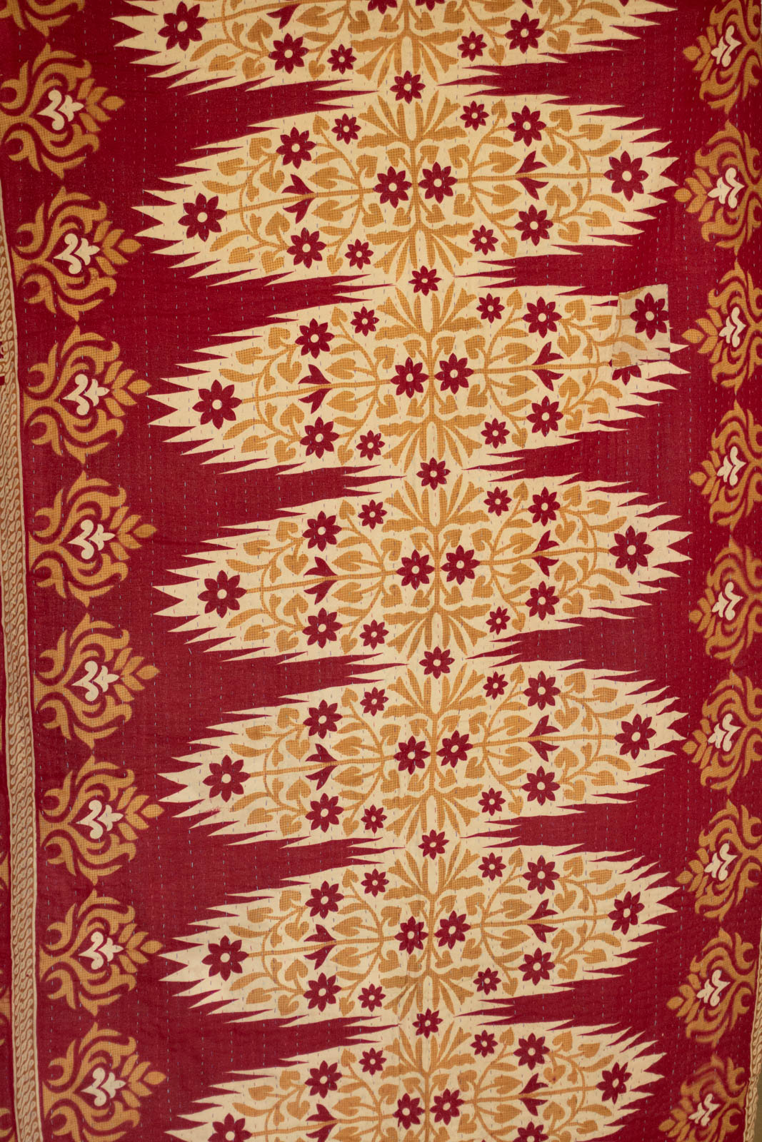 Autumn No. 2 Kantha Large Throw