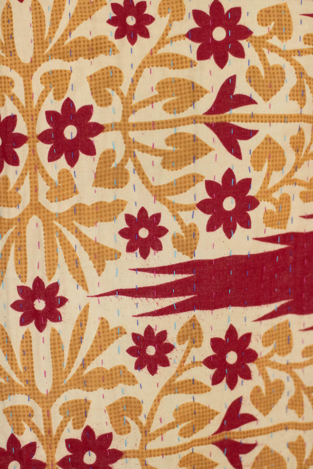 Autumn No. 2 Kantha Large Throw