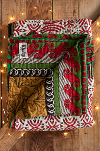 Kantha Holiday Throw