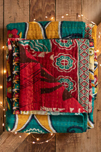 Kantha Holiday Throw