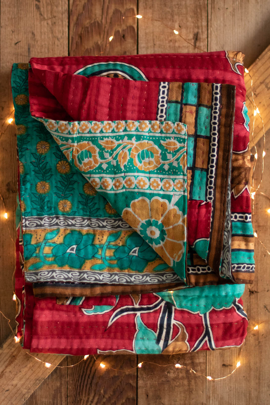 Kantha Holiday Throw