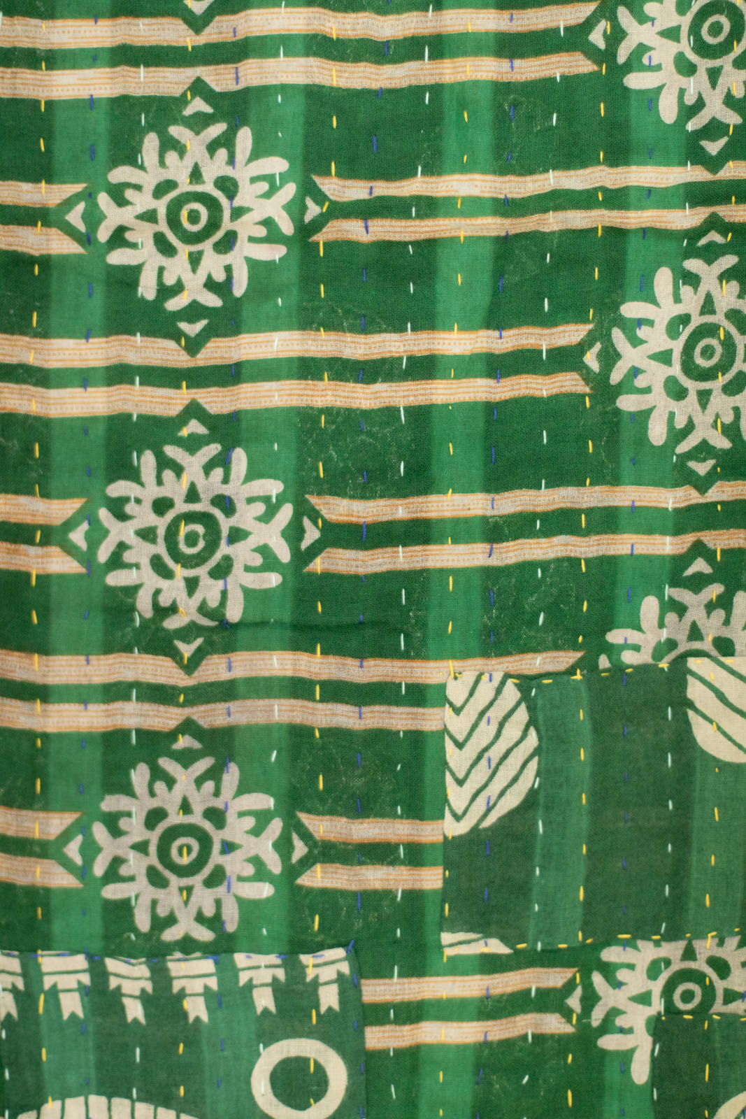 Santa Holiday Kantha Throw