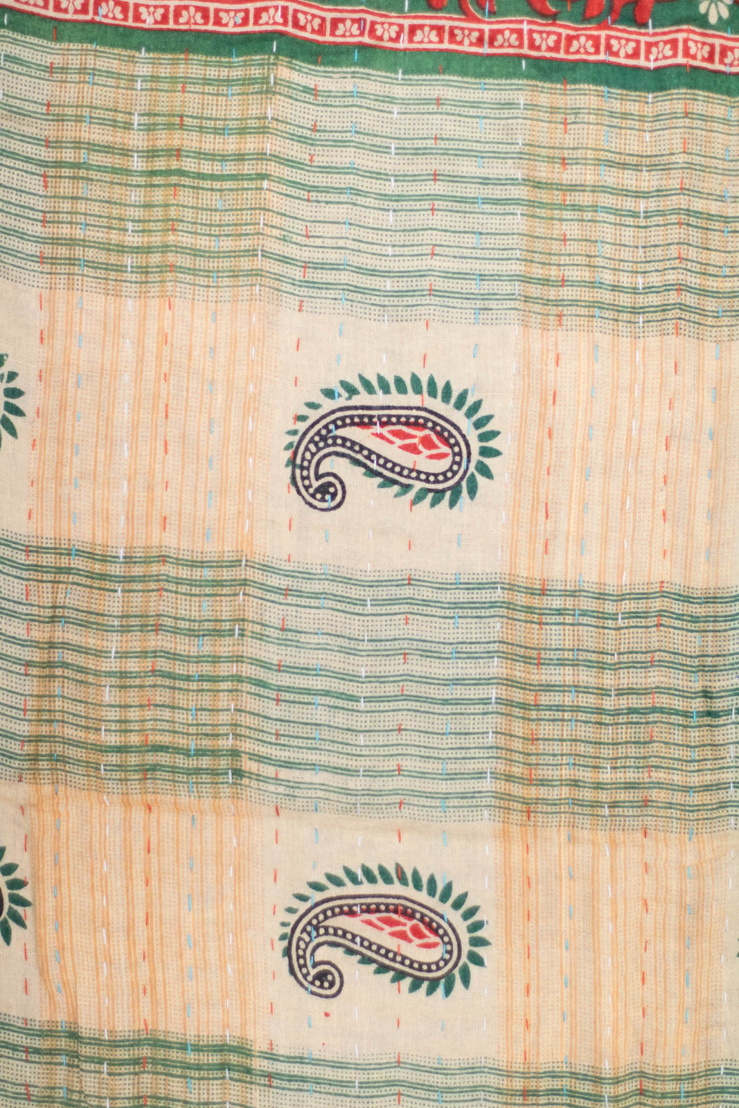 Present Holiday Kantha Throw