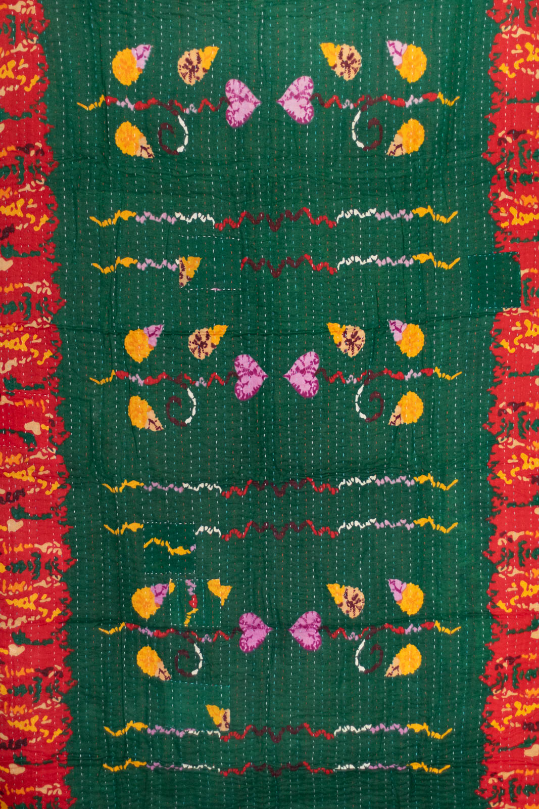 Present Holiday Kantha Throw