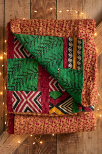 Kantha Holiday Throw