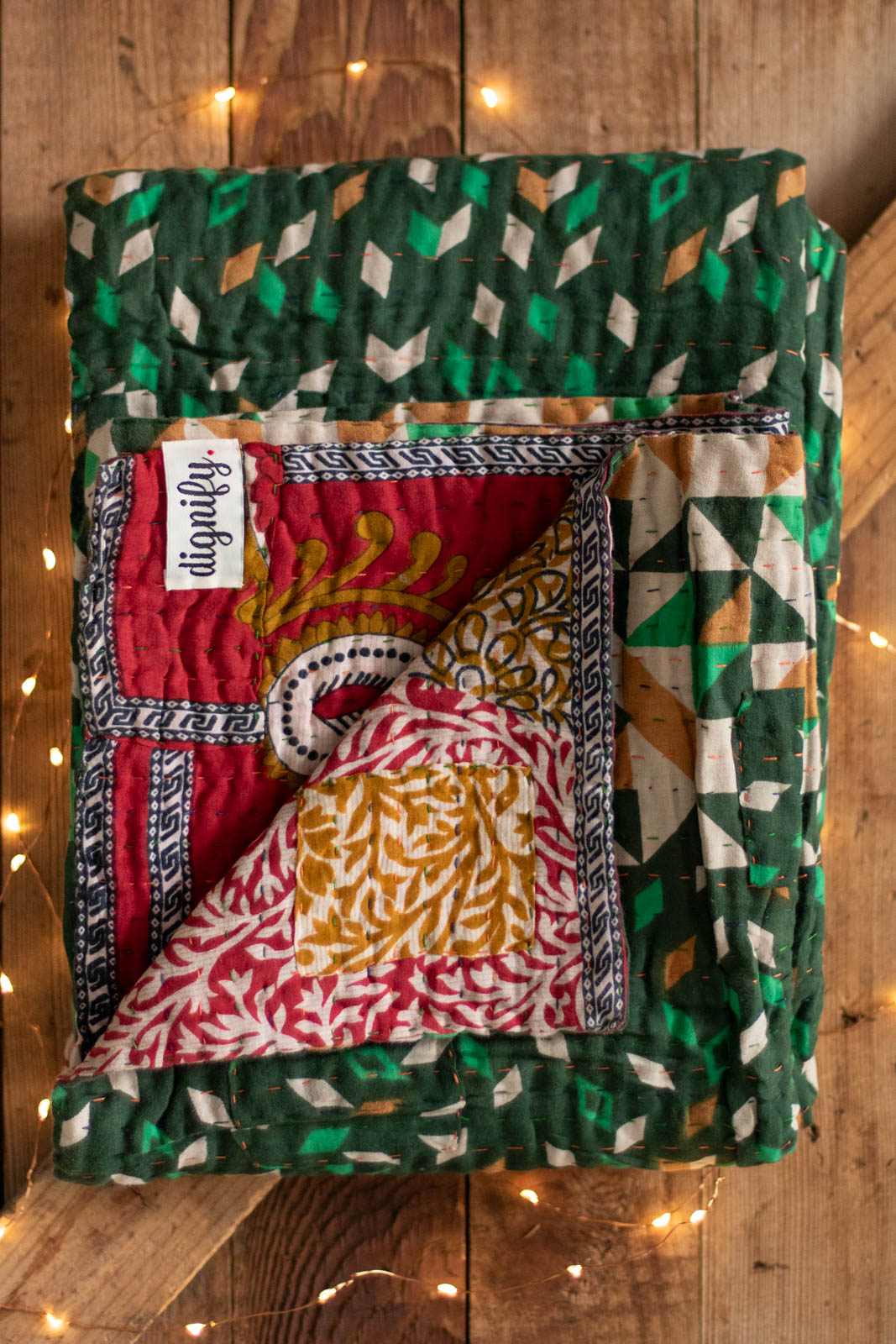 Kantha Holiday Throw