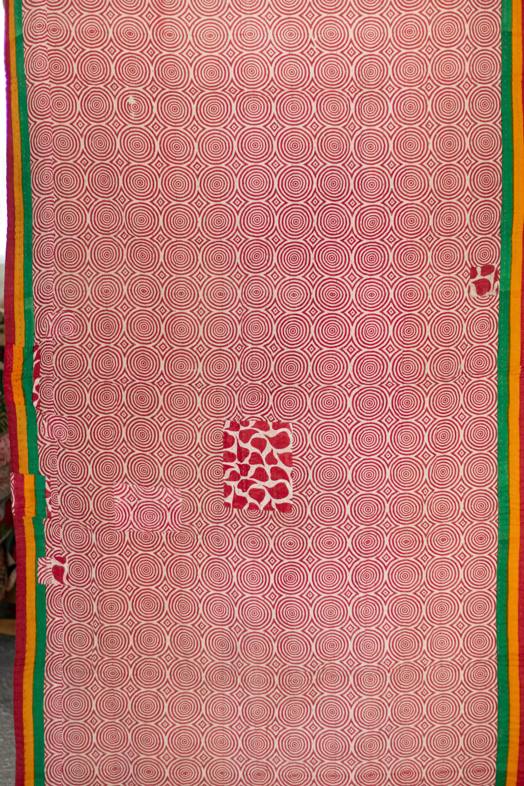 Glad Tidings Holiday Kantha Throw
