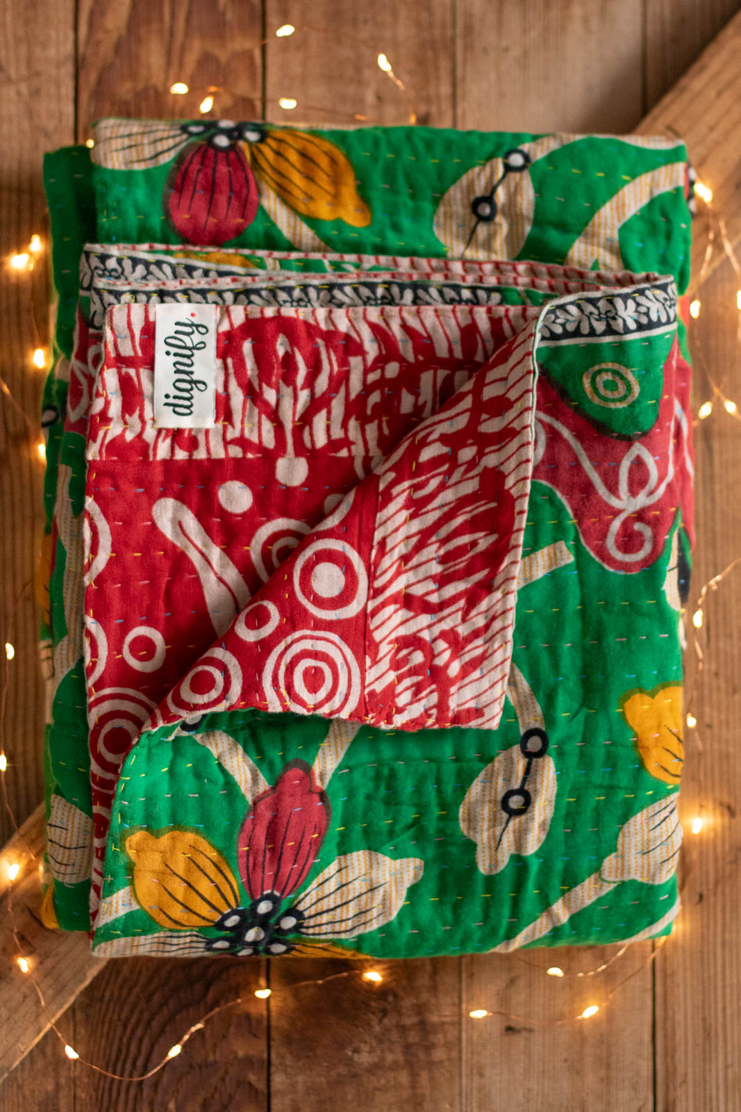 Kantha Holiday Throw