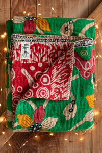 Kantha Holiday Throw