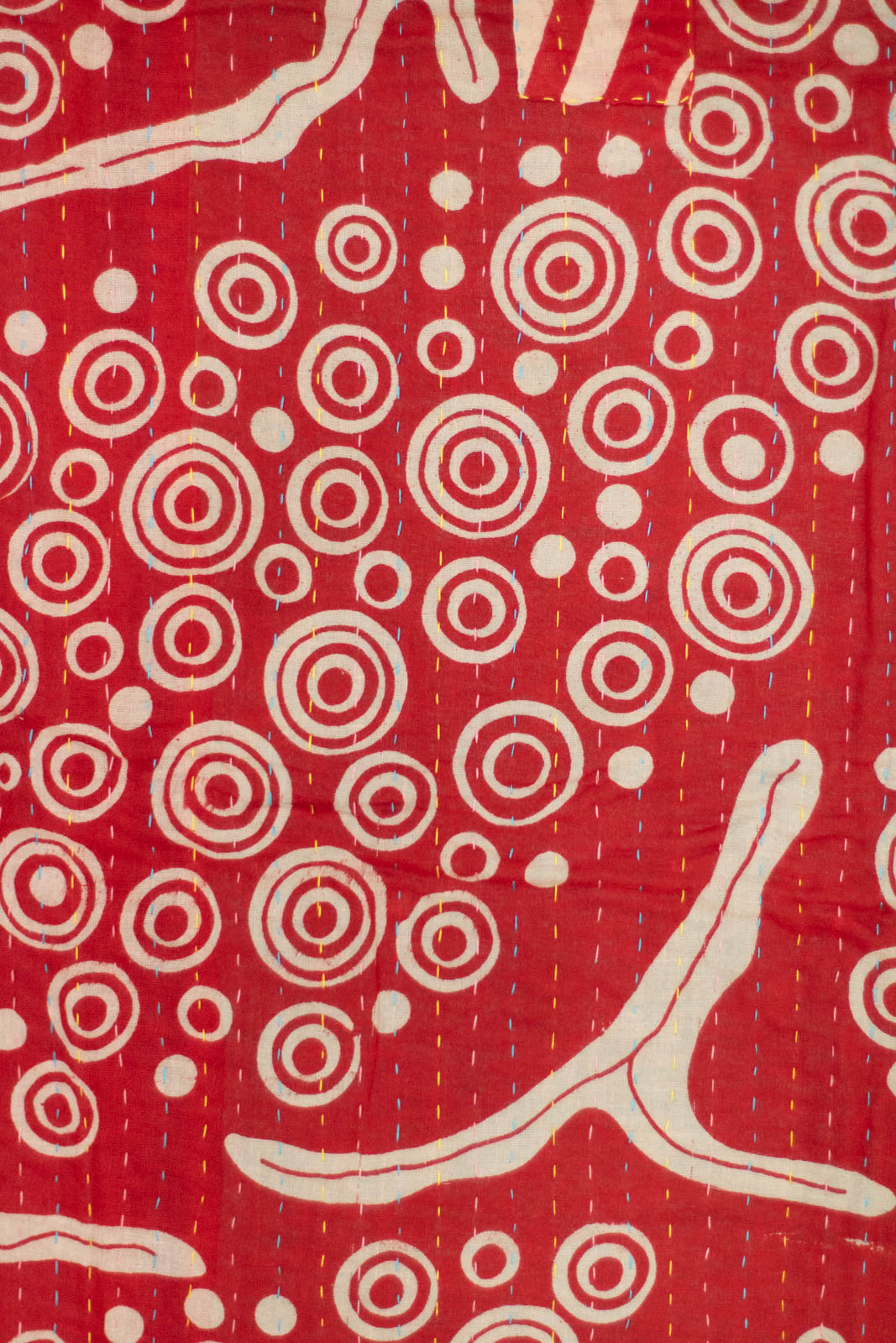 Yule Holiday Kantha Throw