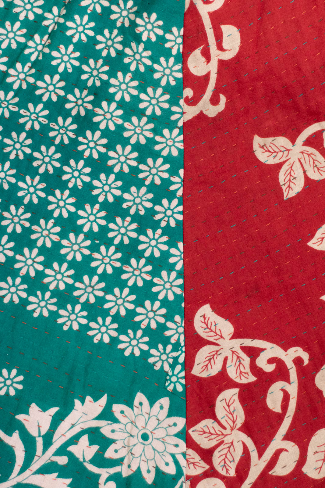 Kantha Christmas Tree Skirt Peace 1