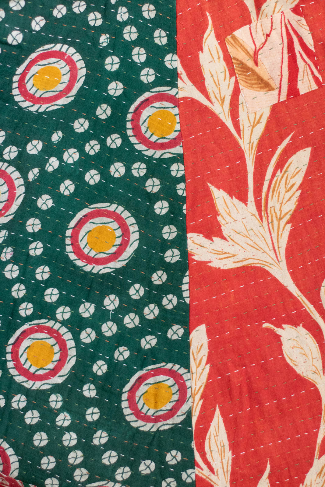 Kantha Christmas Tree Skirt Peace 7