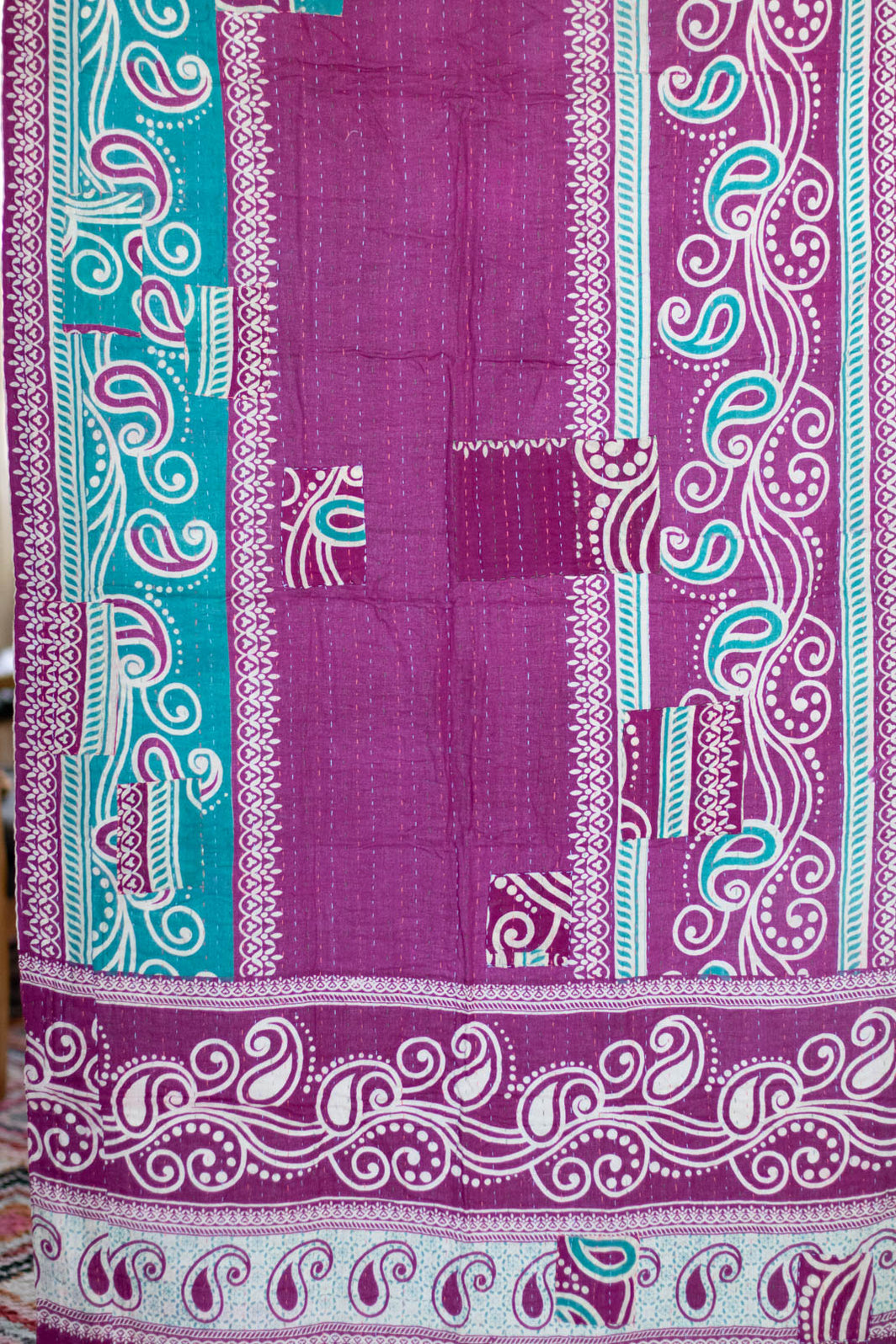 Cotton Kantha Throw Blankets Our Classic, Bestseller — dignify