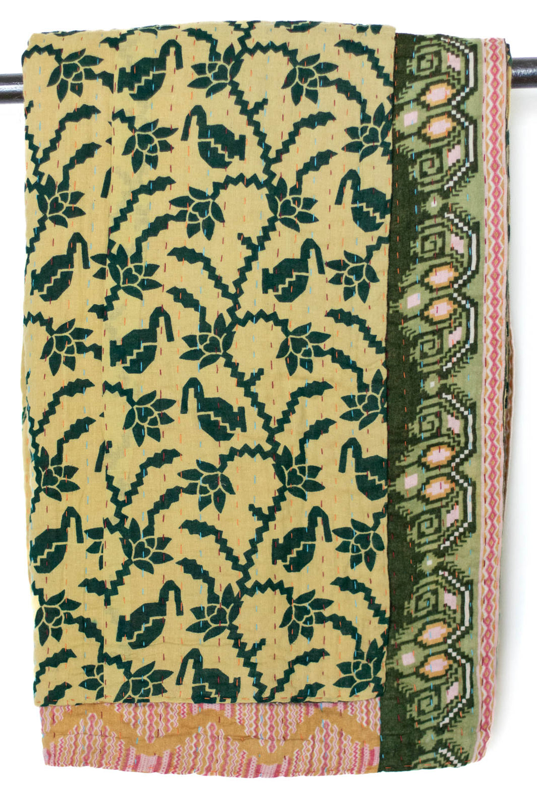 Cotton Kantha Throw Blankets Our Classic, Bestseller — dignify